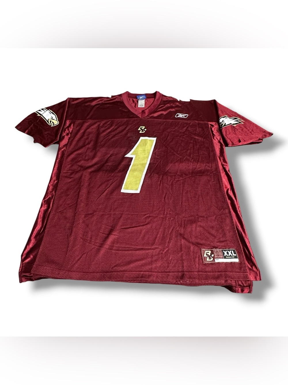 Men’s Reebok Boston College Eagles #1 Football Jersey
